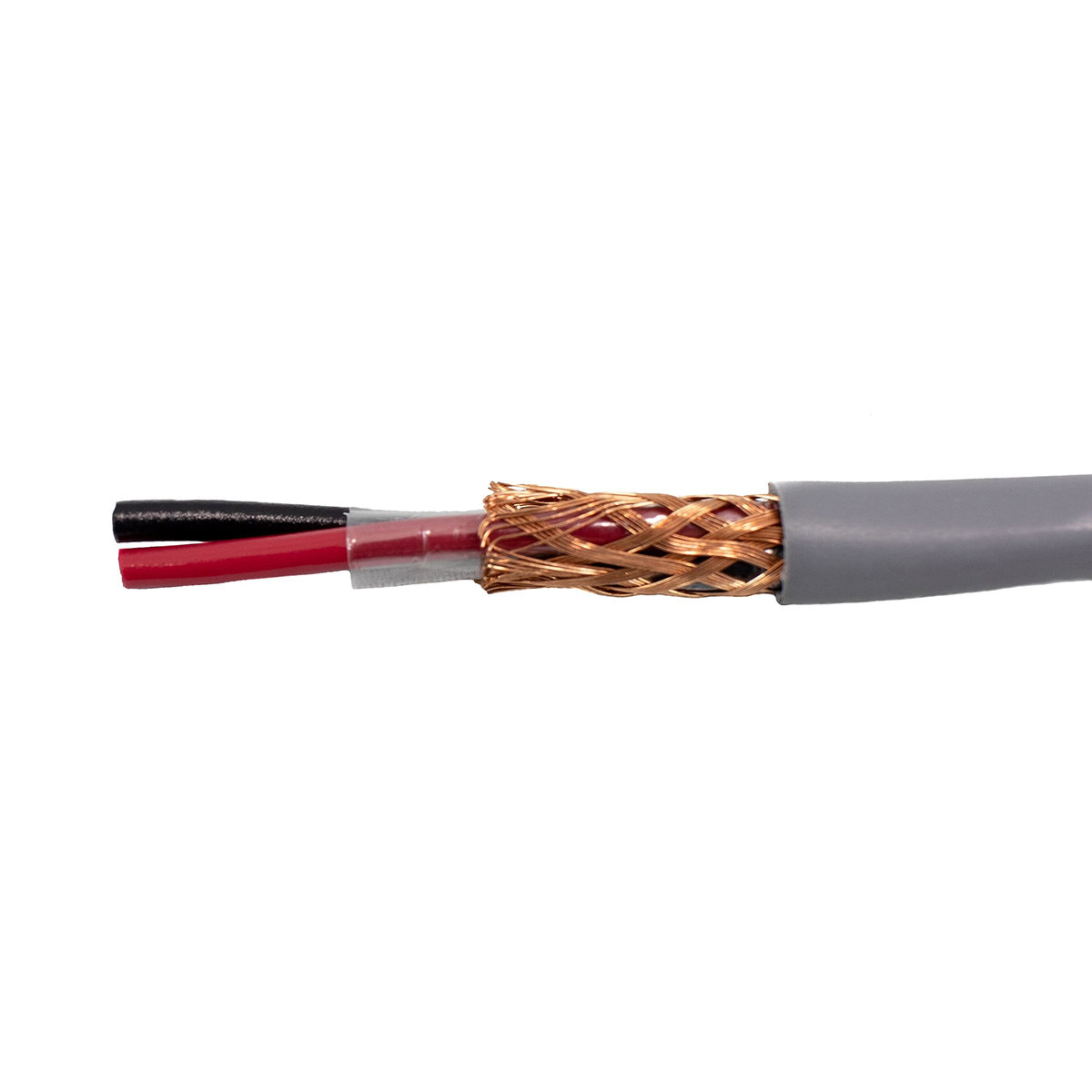 Alpha Wire Alpha Essentials Communication & Control Control Cable, 3 Cores, 0.33 mm² 22 AWG, Screened, 30 m, Grey