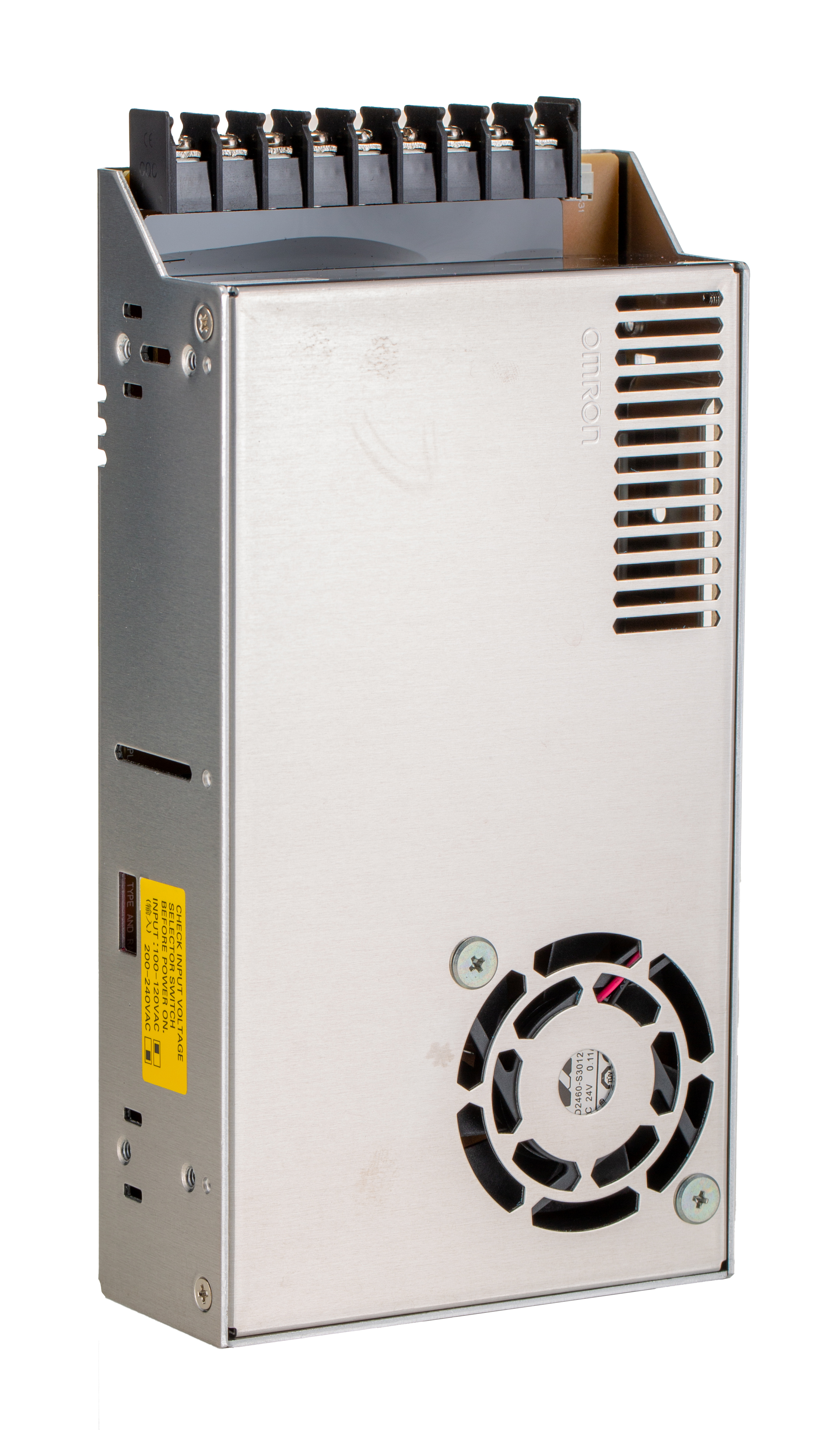 Omron Power Supply, S8FS-C35024J, 24V dc, 14.6A, 350W, 1 Output, 100 → 240V ac Input Voltage
