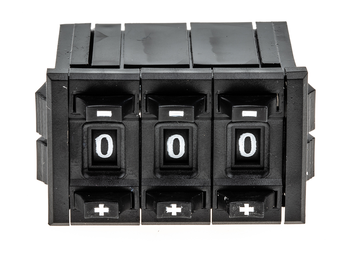 Bourns 3680 5kΩ Digital Display Precision Potentiometer 10-Turns 2-Gang Panel Mount, 3683S-1-502L
