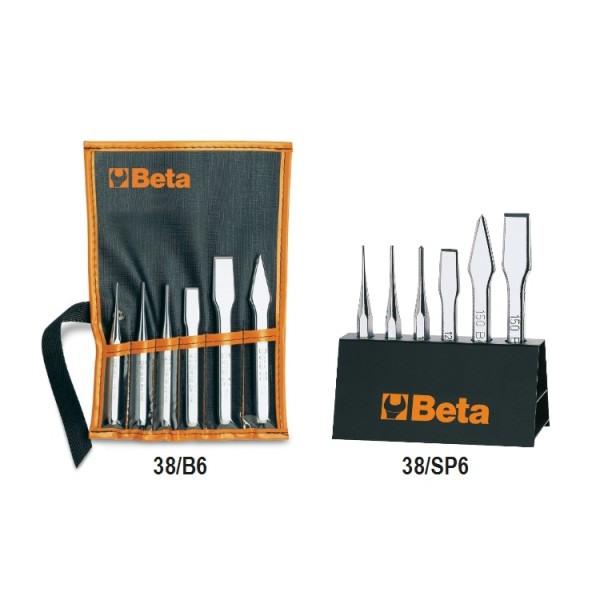 BETA 6 Piece Alloy Steel General Purpose Chisel Set