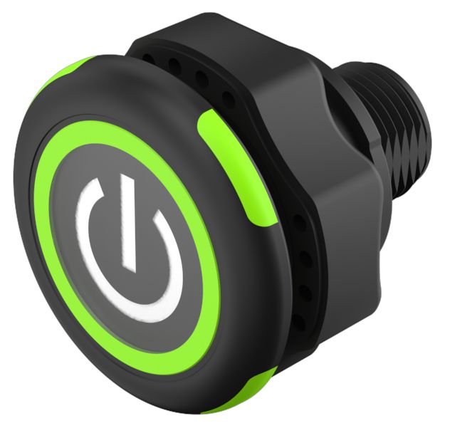 EAO Capacitive Switch NO,Illuminated, Red/Green, IO-Link, IP69K