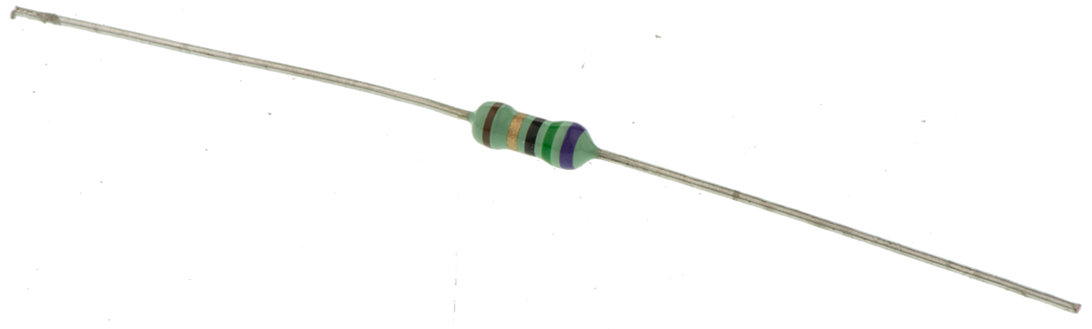 TE Connectivity 75Ω Metal Film Resistor 0.6W ±1% LR1F75R