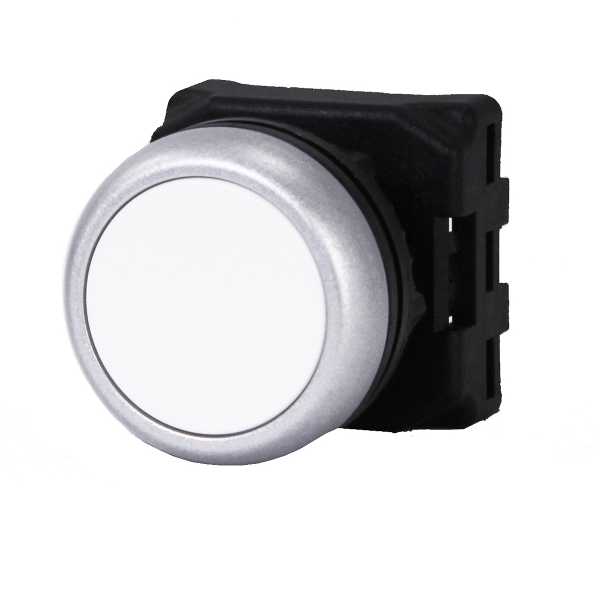 RS PRO White Spring Return Push Button Head, 22mm Cutout, IP65