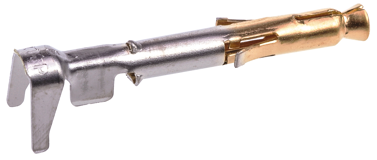 TE Connectivity Mini-Universal MATE-N-LOK Series Female Crimp Terminal, 22AWG Min, 18AWG Max