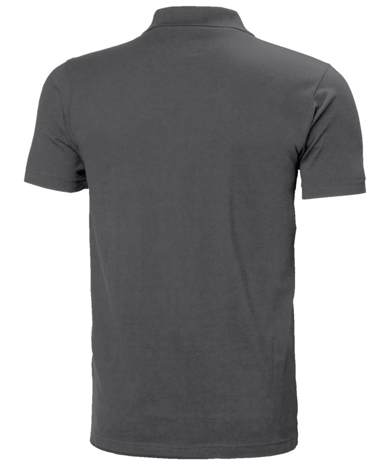 Helly Hansen Classic Dark Grey 100% Cotton Polo Shirt, UK- L, EUR- L