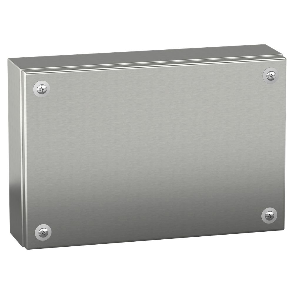 Schneider Electric PanelSeT SBX Series Stainless Steel Wall Box, IP66, 200 mm x 300 mm x 80mm