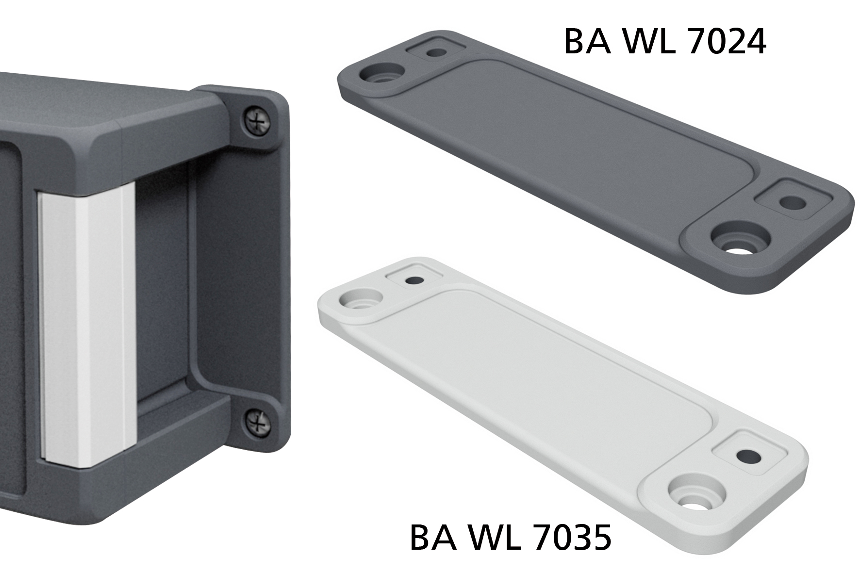 Bopla BA WL 13 Series Aluminium Wall Mounting Bracket for Use with Bocube Alu Series