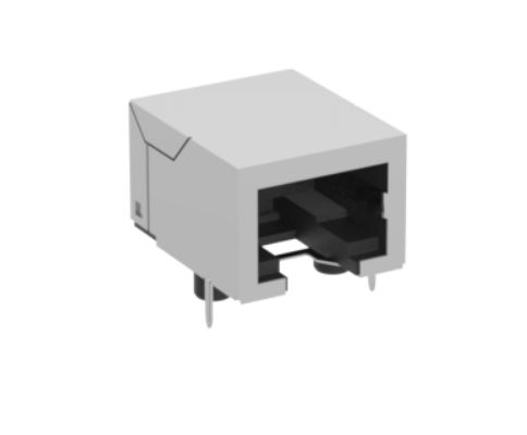 ERNI Female RJ Connector Module, Through Hole, Cat3, Cat4 1x1 Port 8P-8C -Way