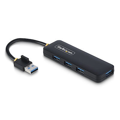 StarTech.com 4 Port USB 3.0 USB A  Hub, USB Powered, 95.5 x 31.8 x 11.5mm