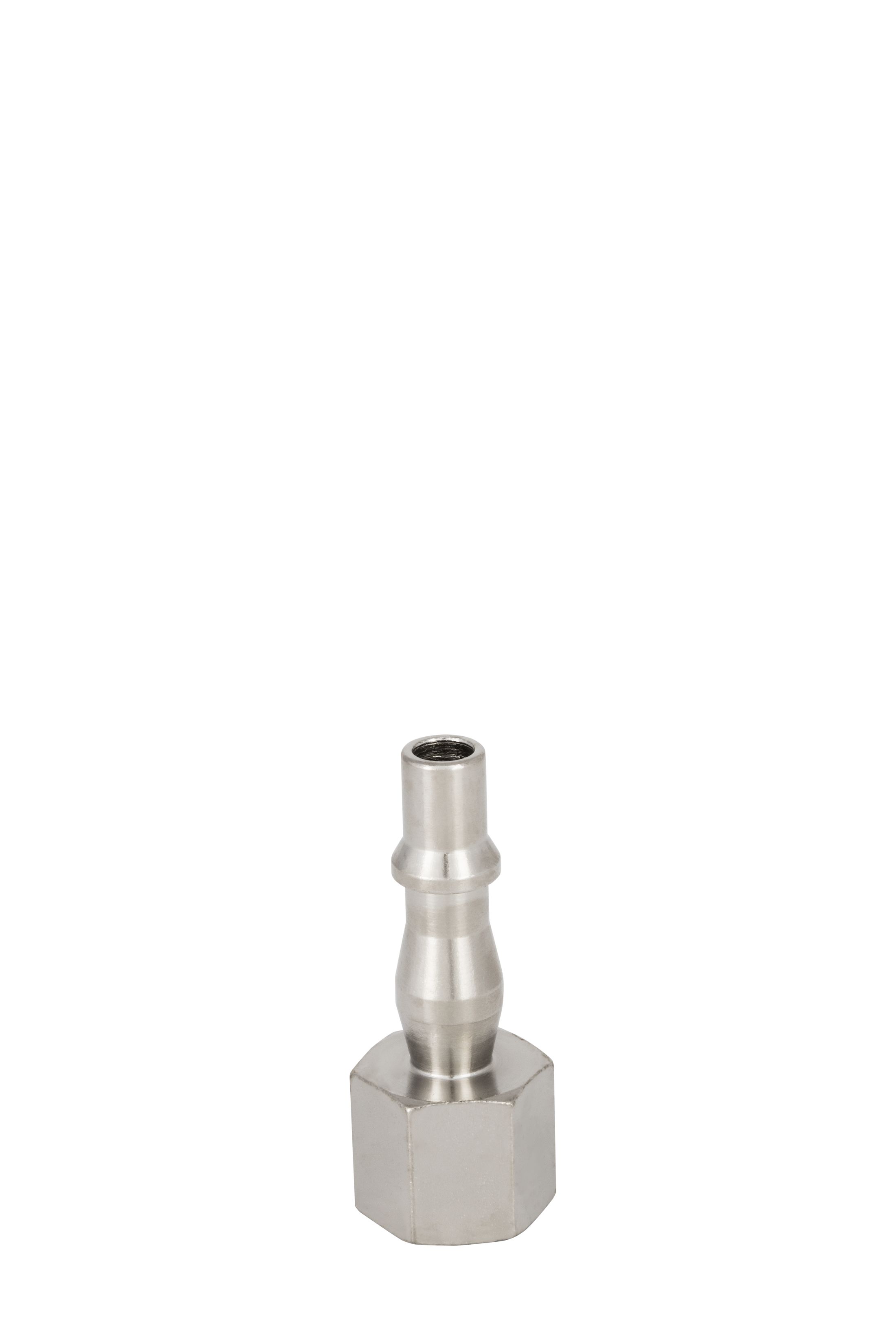 RS PRO Brass, Steel Male Pneumatic Quick Connect Coupling, 3/8 in BSP Female Threaded