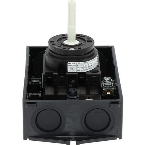 Eaton 2P Pole Surface Mount Non Fused Isolator Switch - 20A Maximum Current, 5.5kW Power Rating, IP65