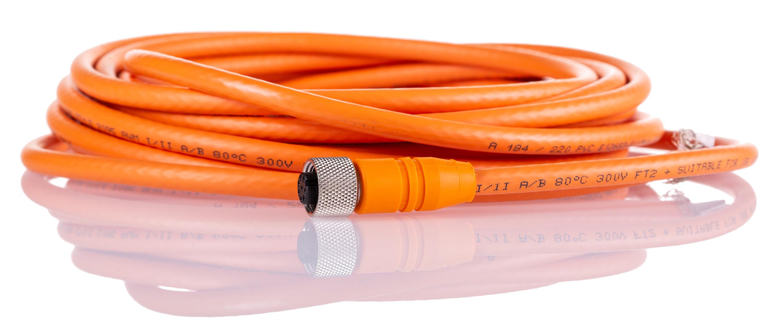 Lumberg Automation Female 8 way M12 to Free End Sensor Actuator Cable