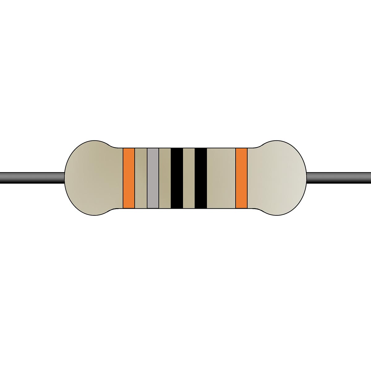 Yageo 180Ω Metal Film Fixed Resistor 0.4W ±1% MF0204FTE52-180R