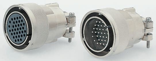 ITT Cannon, CA-COM, Copper Alloy 35 Way Cable Mount MIL Spec Circular Connector Plug, Pin Contacts,Shell Size 28,