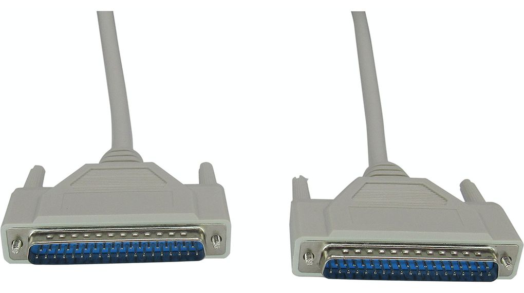 D-sub cable DB37, m-m, 1 m37 PinM/M
