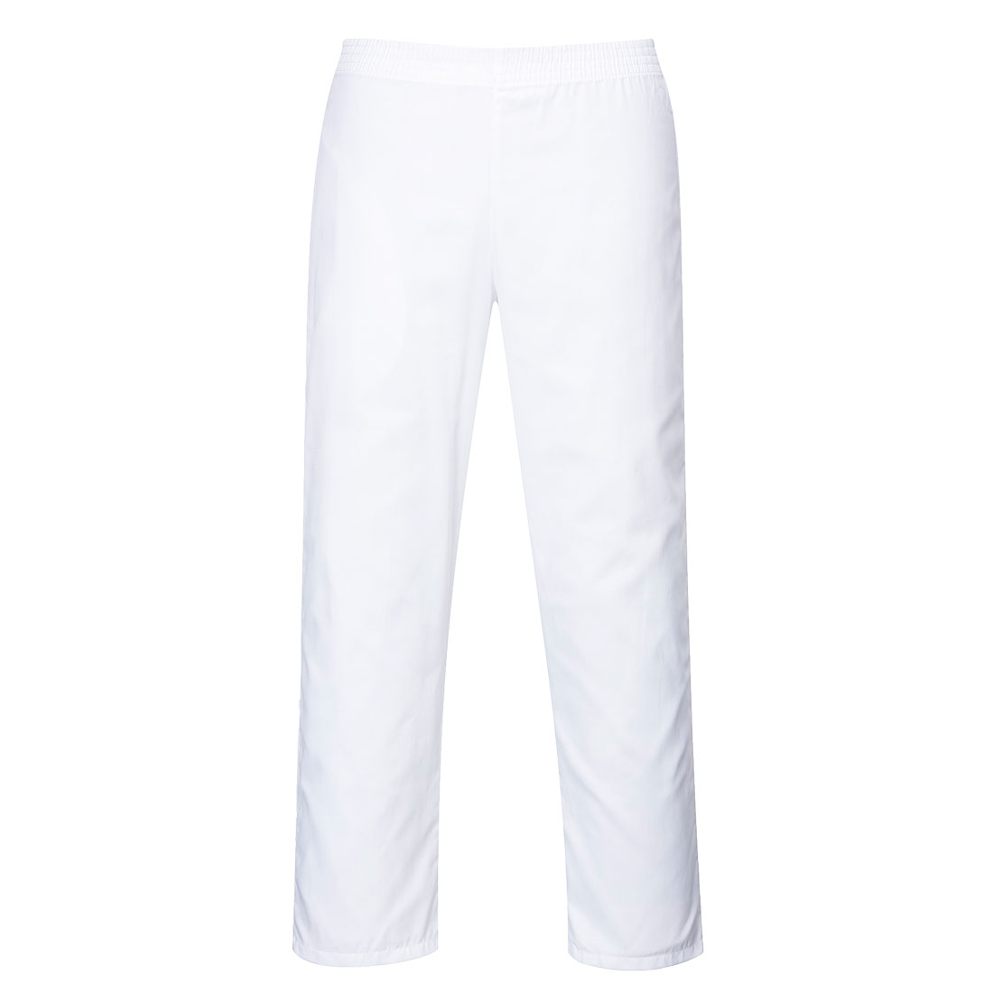 Portwest 2208 Unisex's White 65% Polyester, 35% Cotton, Size XL Waist Size 104 cm W