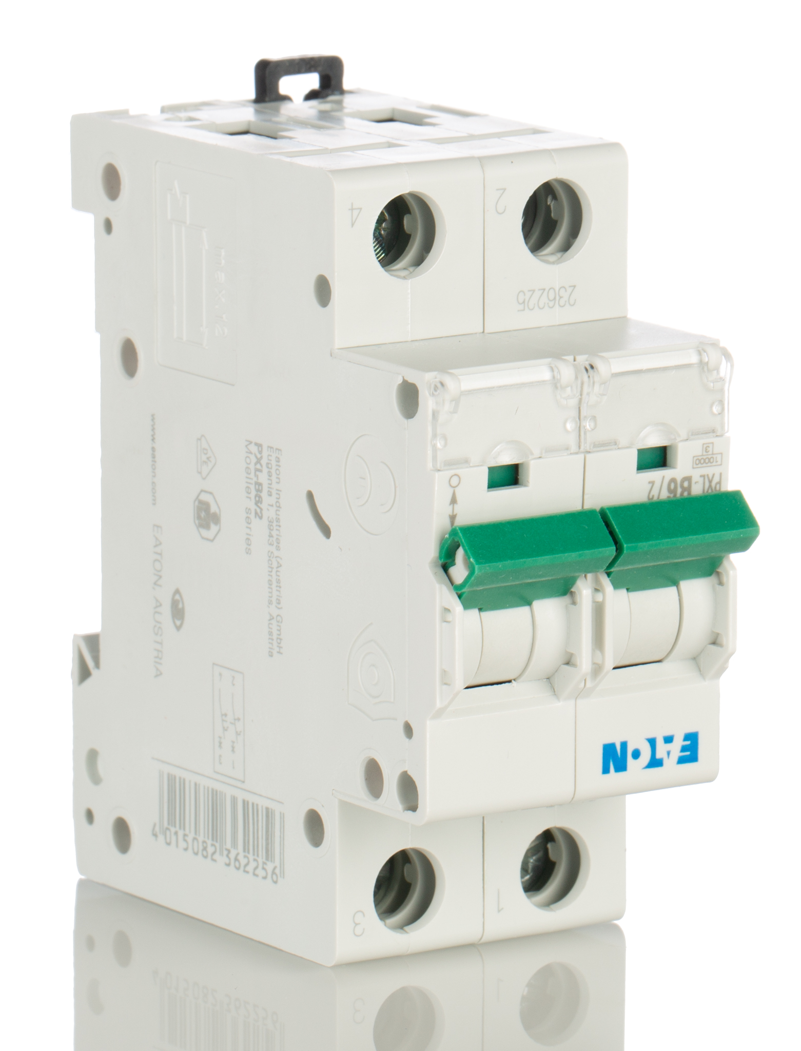 Eaton xPole PXL, S200 MCB, 2P, 6A Curve B, 400V AC, 48V DC, 10 kA Breaking Capacity