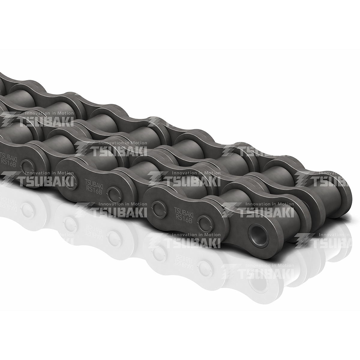 Tsubaki 08B-2 Duplex Roller Chain, 5m, BS GT4 Winner, ISO 606 (DIN 8187)
