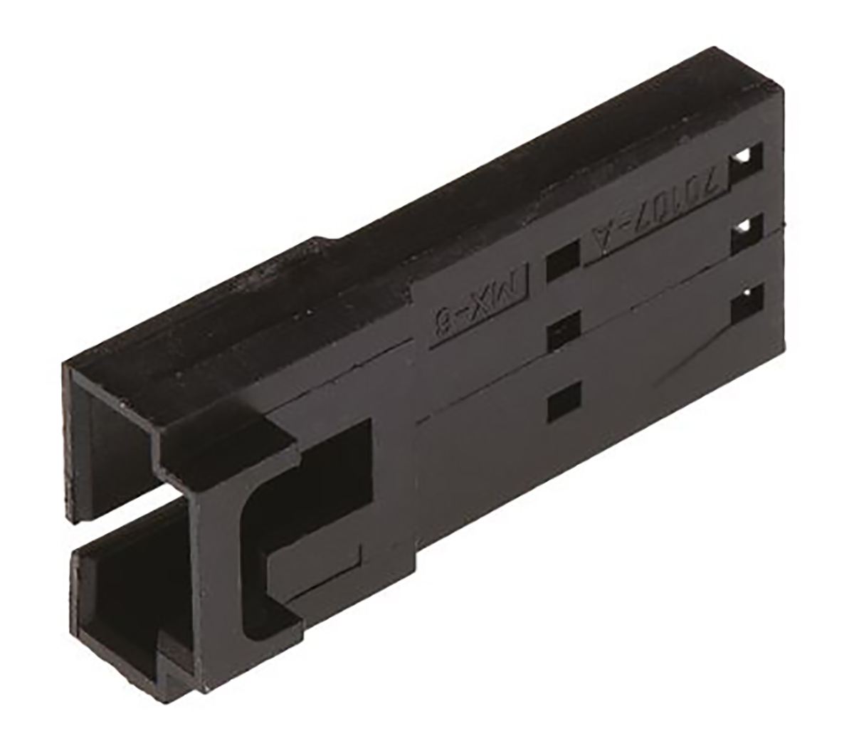 Molex, SL Male Crimp Connector Housing, 2.54mm Pitch, 3 Way, 1 Row