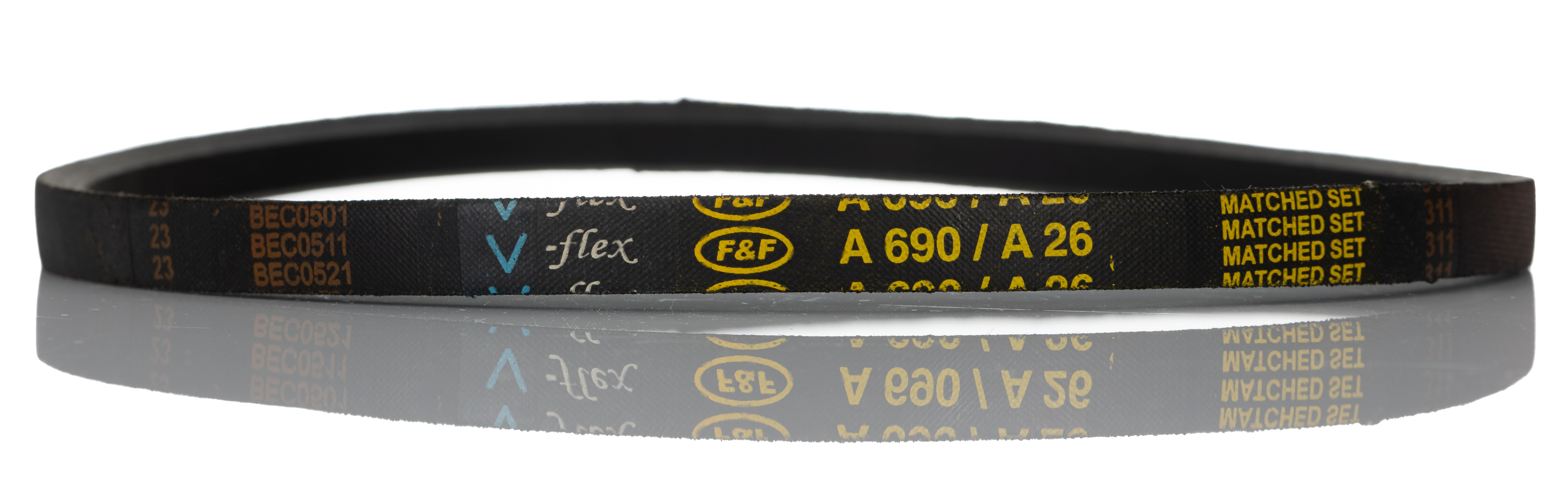 RS PRO Drive Belt, belt section A, 660mm Length
