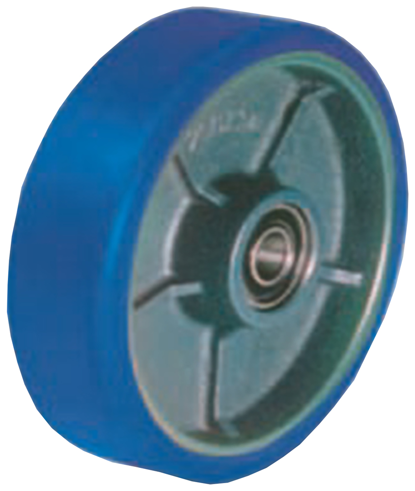 LAG Blue Polyurethane Abrasion Resistant, High Load Capacity, Laceration Resistant, Low Rolling Resistance,