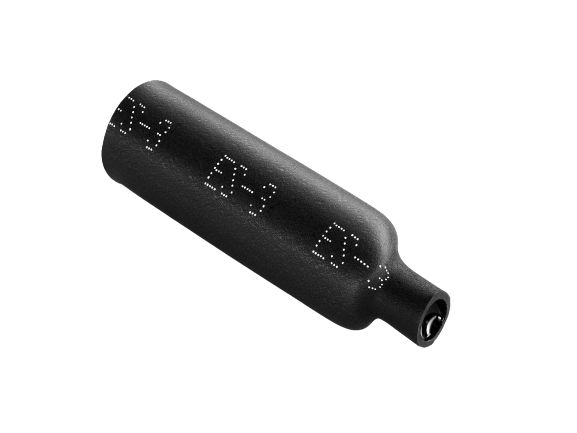 TE Connectivity Adhesive Lined End Cap, Black 10.9mm Sleeve Dia. x 40mm Length 0.167361111111111 Ratio, RAYCHEM ES-CAP