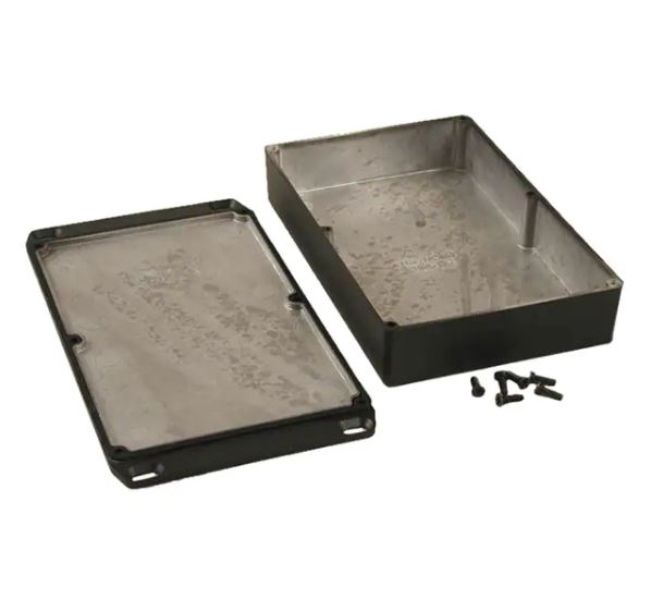 Hammond 1590 Series Die Cast Aluminium Enclosure, IP65, Flanged, 37 x 120 x 217mm