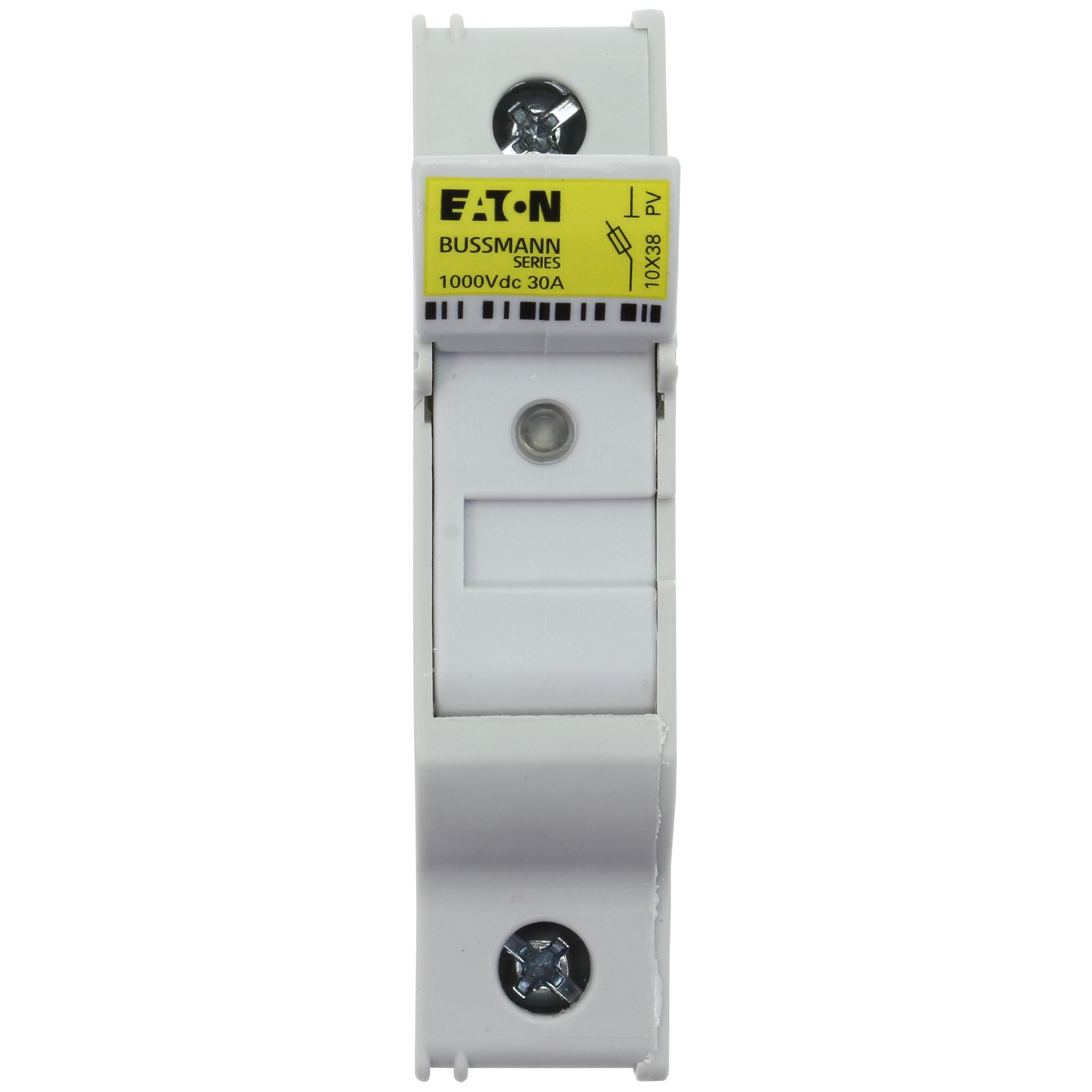 Eaton 32A Rail Mount Fuse Holder for 10 x 38mm Fuse, 1P, 1kV