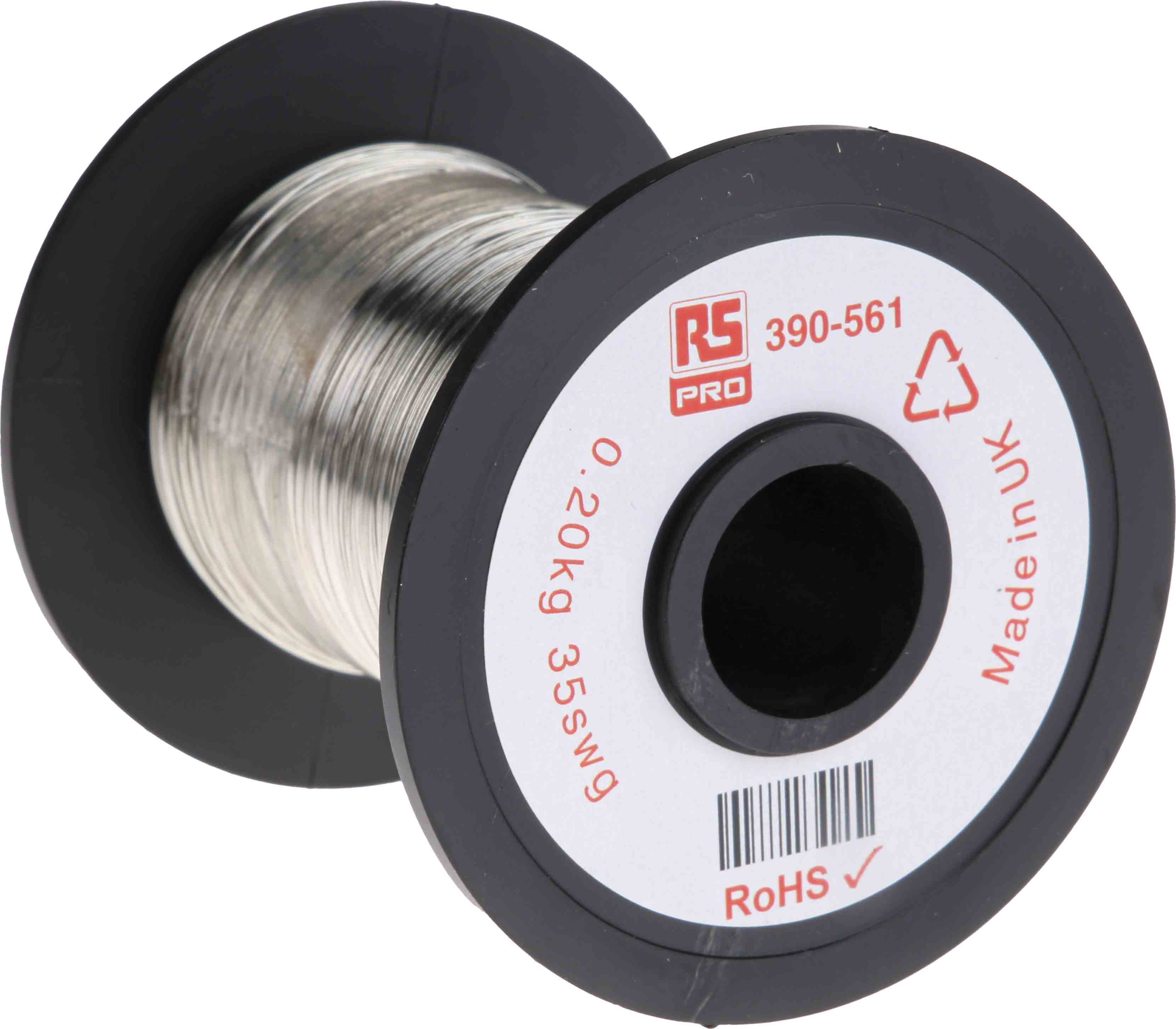 RS PRO 0.21mm Tinned Copper Wire, 32 AWG 717m Reel