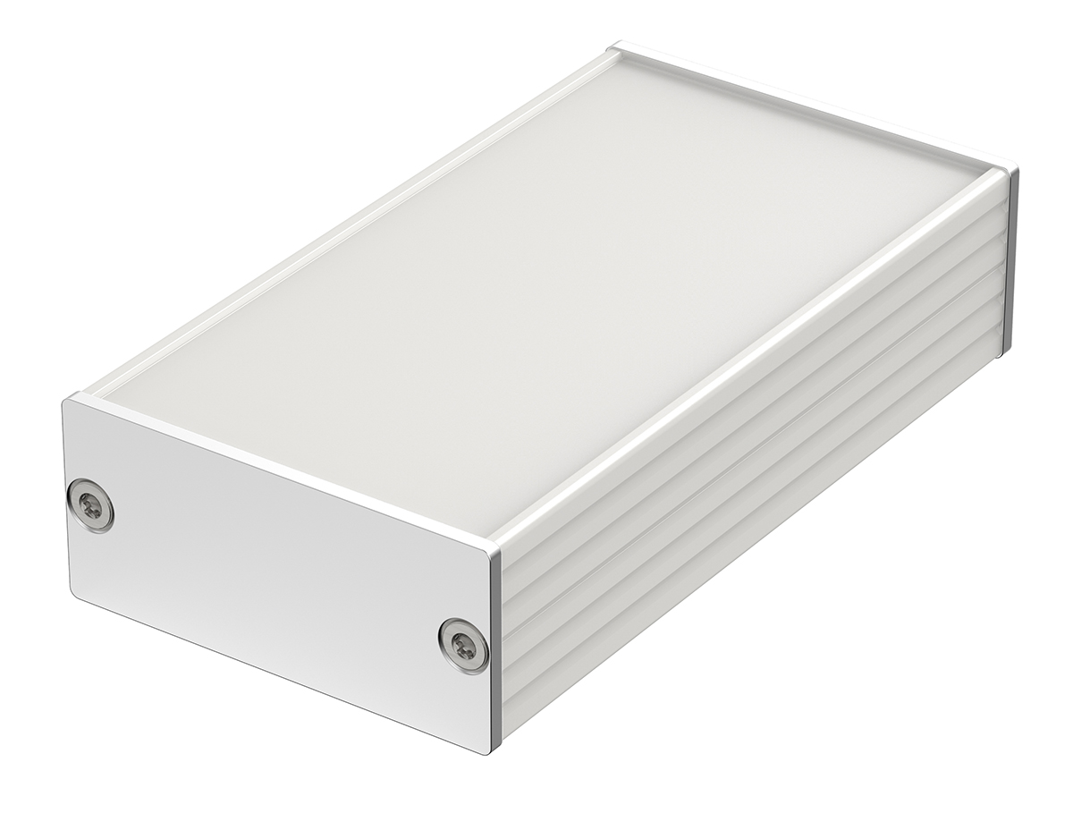 Bopla Filotec (Set) Series Aluminum (Anodized) Aluminium Enclosure, IP40, Aluminum (anodized) Lid, 100 x 55.3 x 24.4mm