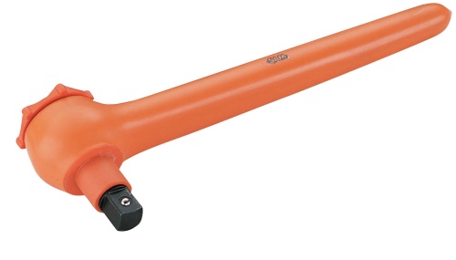 SAM 3/8 in Square Ratchet Socket Wrench, 240 mm Overall, VDE/1000V