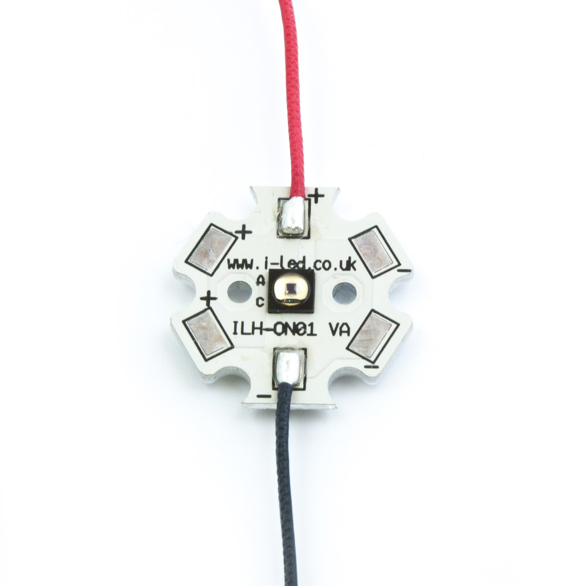 Intelligent LED Solutions2.5 → 3.1 V LED Screw Mount, OSLON Black IR Rectangle ILH-IR01-94SL-SC211-WIR200.