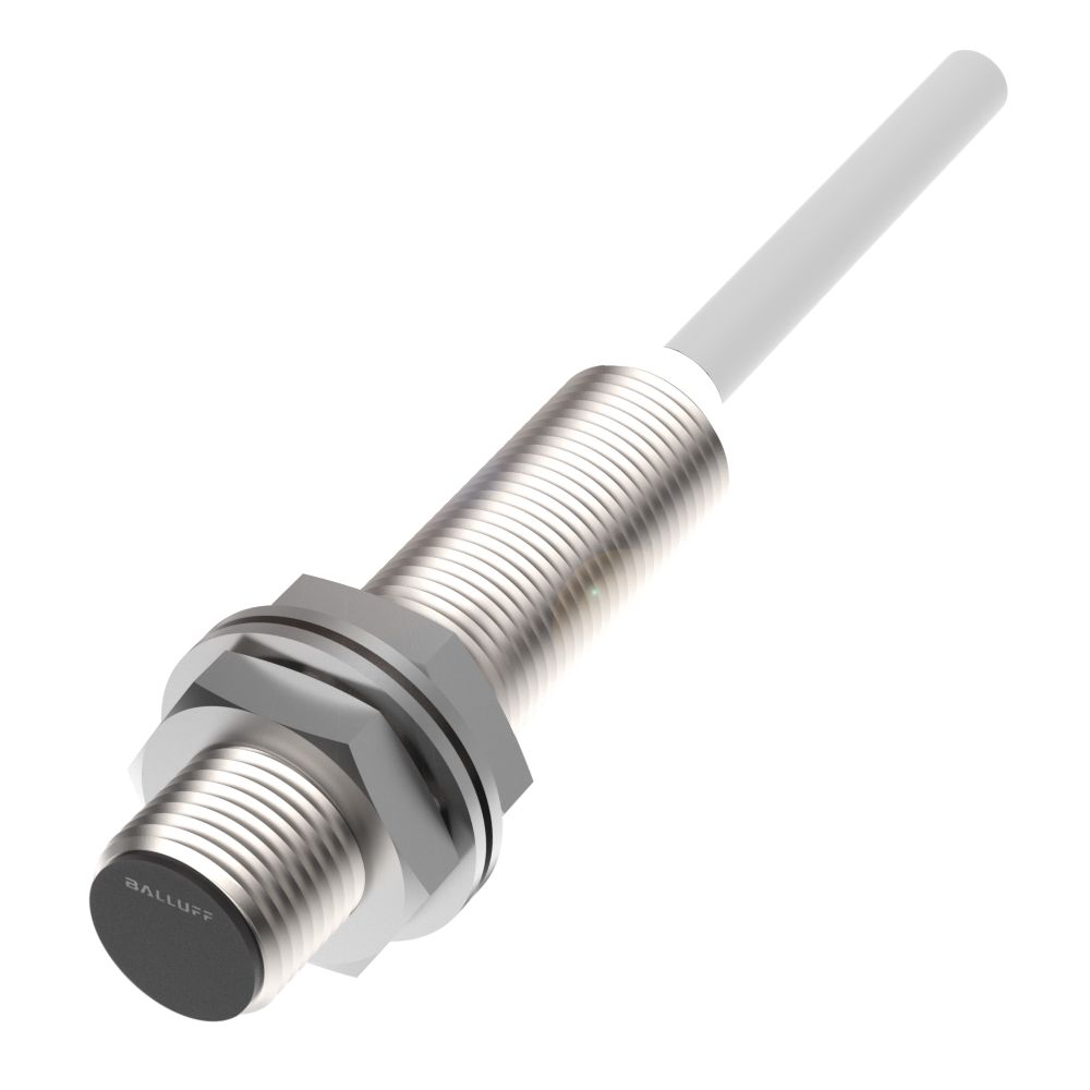 BALLUFF Inductive Threaded Barrel Proximity Sensor, M12, 4 mm Detection, NPN NC, 10 → 30 V dc