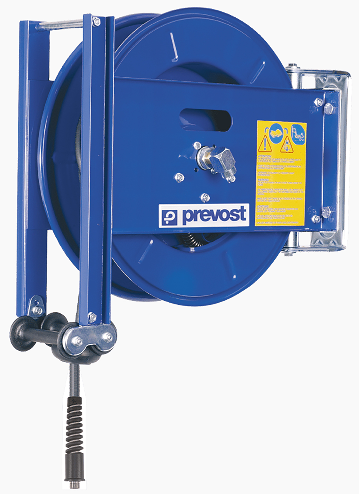 PREVOST Wall Mounted 20m Air Hose Reel, 10mm Inner Diameter, 14mm Outer Diameter, 660L/min Flow Rate