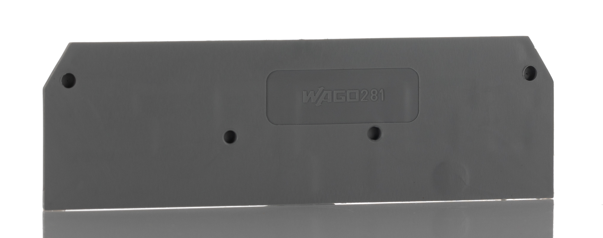 WAGO 281 Series End and Intermediate Plate for Use with 281 Series Terminal Blocks