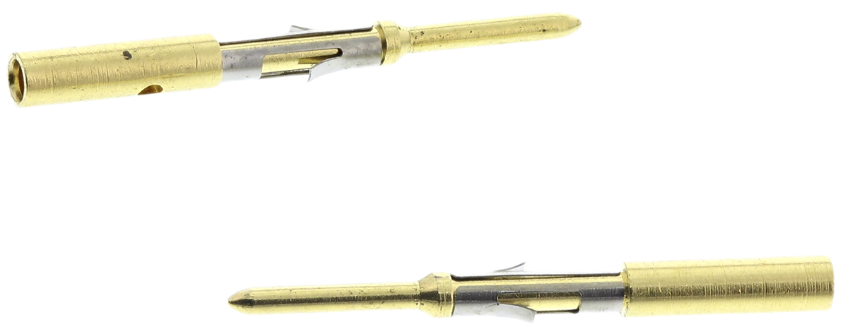 LEMO Male Crimp Circular Connector Contact, Contact Size 0.7mm, Wire Size 26 → 22