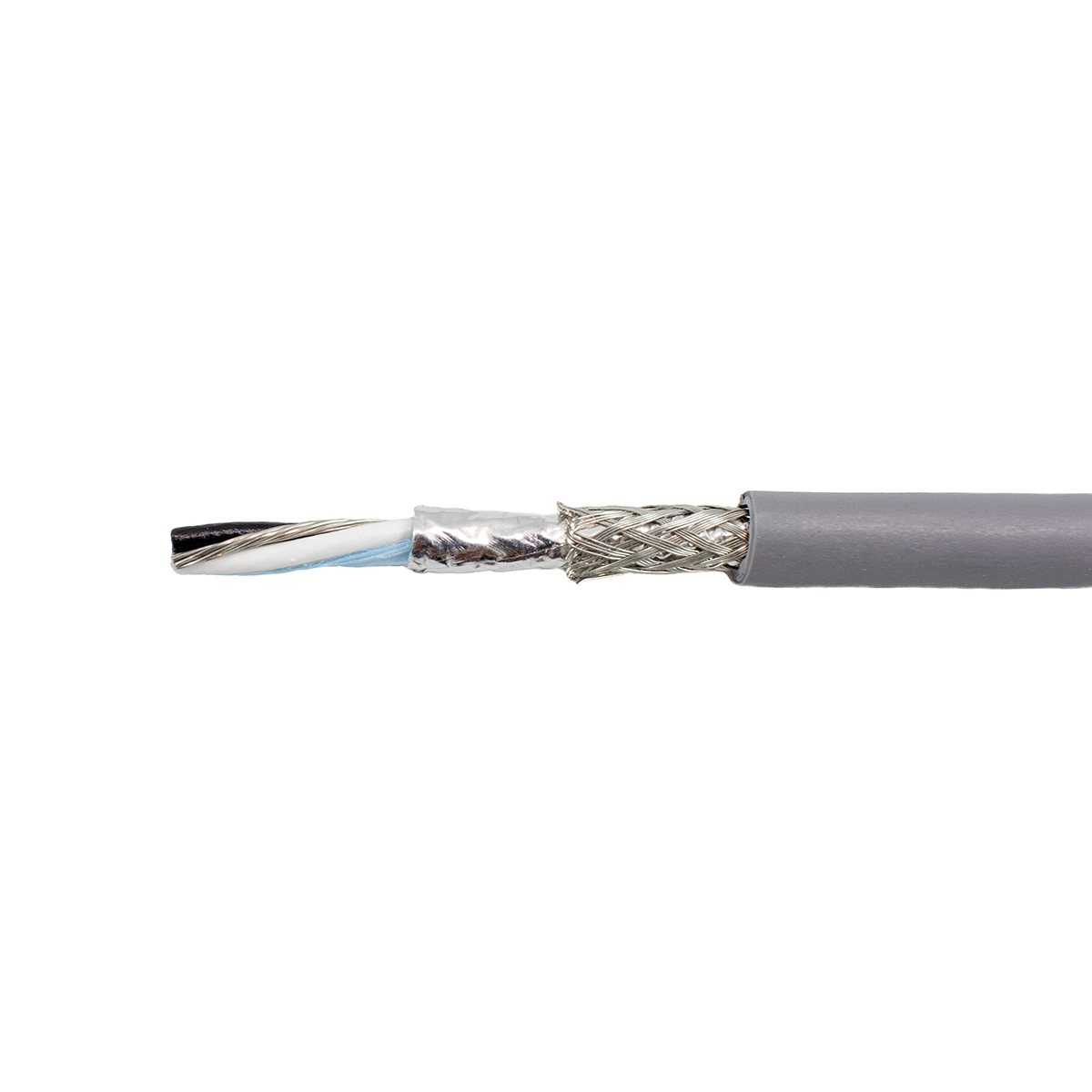 Alpha Wire Alpha Essentials Communication & Control Series Data Cable, 1 Pairs, 2 Cores, 0.25 mm², Screened, 24 AWG,