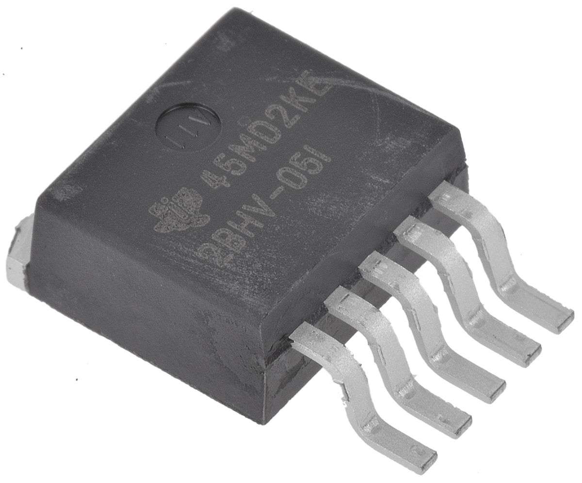 Texas Instruments, TL2575HV-05IKTTR Switching Regulator, 1-Channel 1A Adjustable 5-Pin, D2PAK
