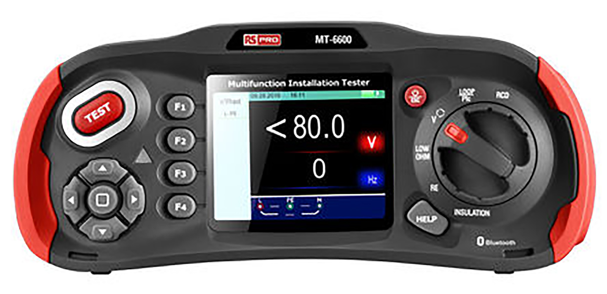 RS PRO Multifunction Tester, 1000V , Earth Resistance Measurement With Bluetooth UKAS Calibration