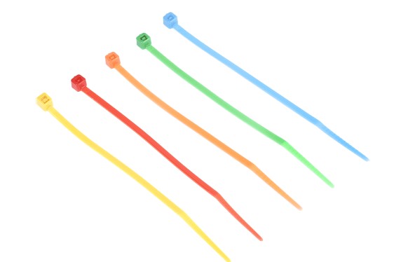 RS PRO Cable Tie, 203mm x 4.6 mm, Assorted Nylon, Pk-500