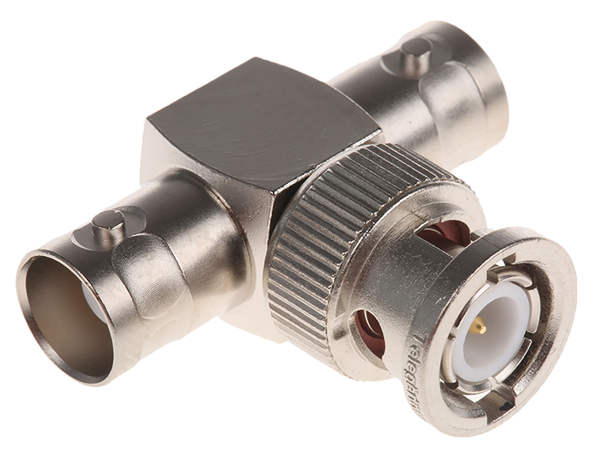 Telegartner Tee 50Ω RF Adapter BNC Plug to BNC Socket 4GHz