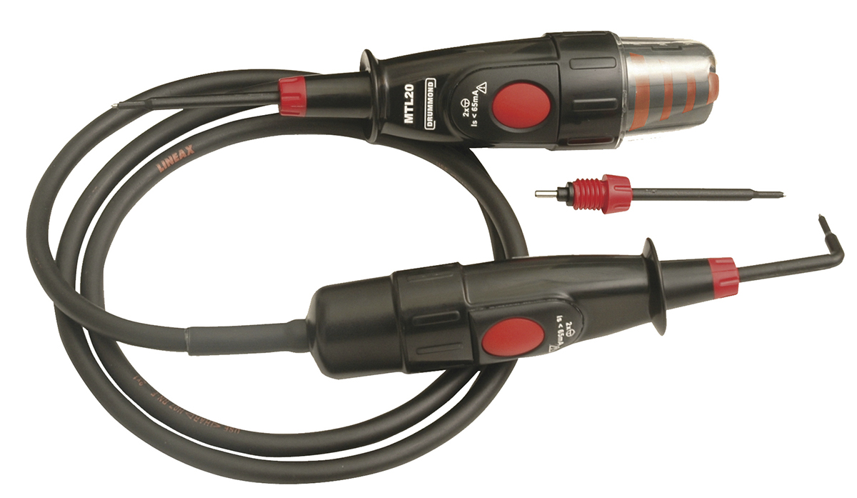 John Drummond DRUMTL20, LED Voltage tester, 500V ac/dc, Mains Powered, CAT III 1000V