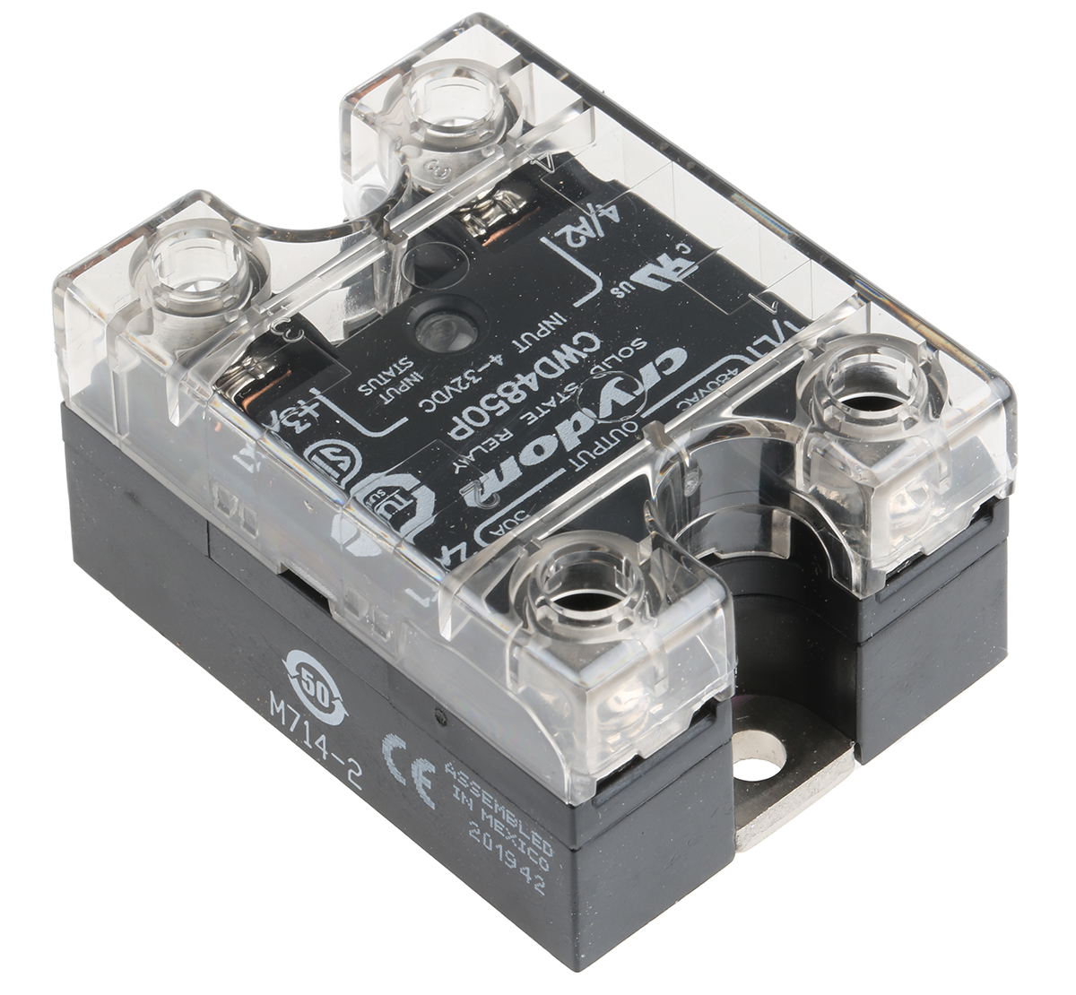 Sensata Crydom CW24 Series Solid State Relay, 50 A rms Load, Panel Mount, 660 V ac Load, 32 V Control