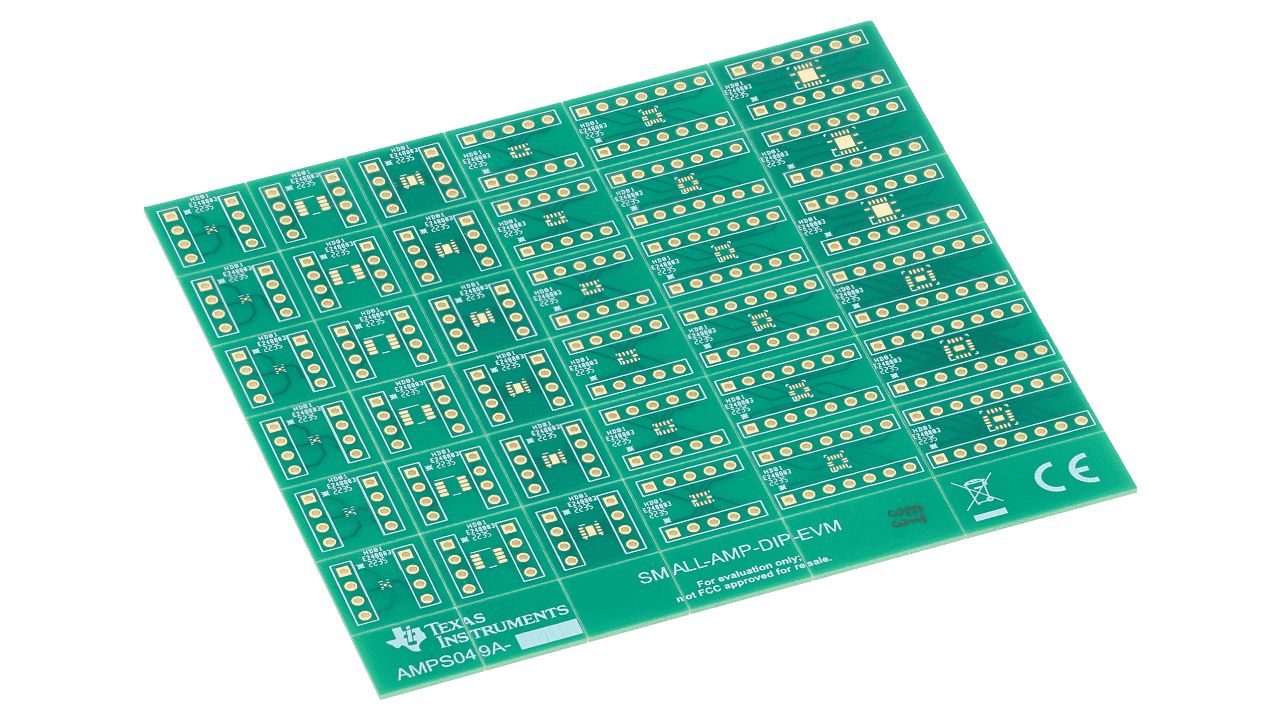 Texas Instruments SMALL-AMP-DIP-EVM, Amplifier IC Development Kit Evaluation Board Evaluation Module for OPA310,