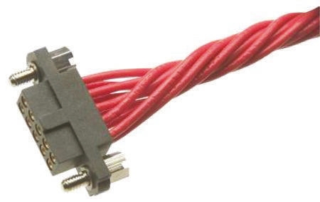 HARWIN Datamate J-Tek Series Straight Panel Mount PCB Socket, 42-Contact, 2-Row, 2mm Pitch, Crimp Termination