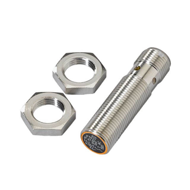 ifm electronic Inductive Threaded Barrel Proximity Sensor, M12, 2 mm Detection, PNP NO, 10 → 30 V dc