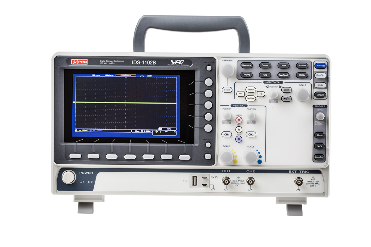 RS PRO IDS1102B, 100MHz Bench Oscilloscope, 2 Analogue Channels