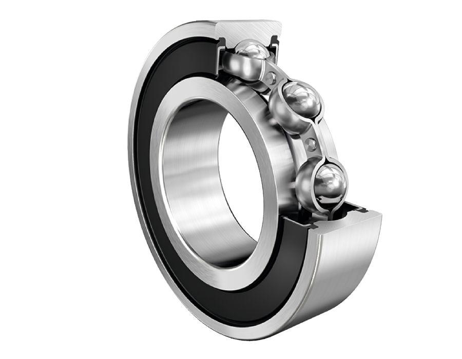FAG 6016-2RSR 1 Row Ball Bearing - 80 mm ID, 125 mm OD
