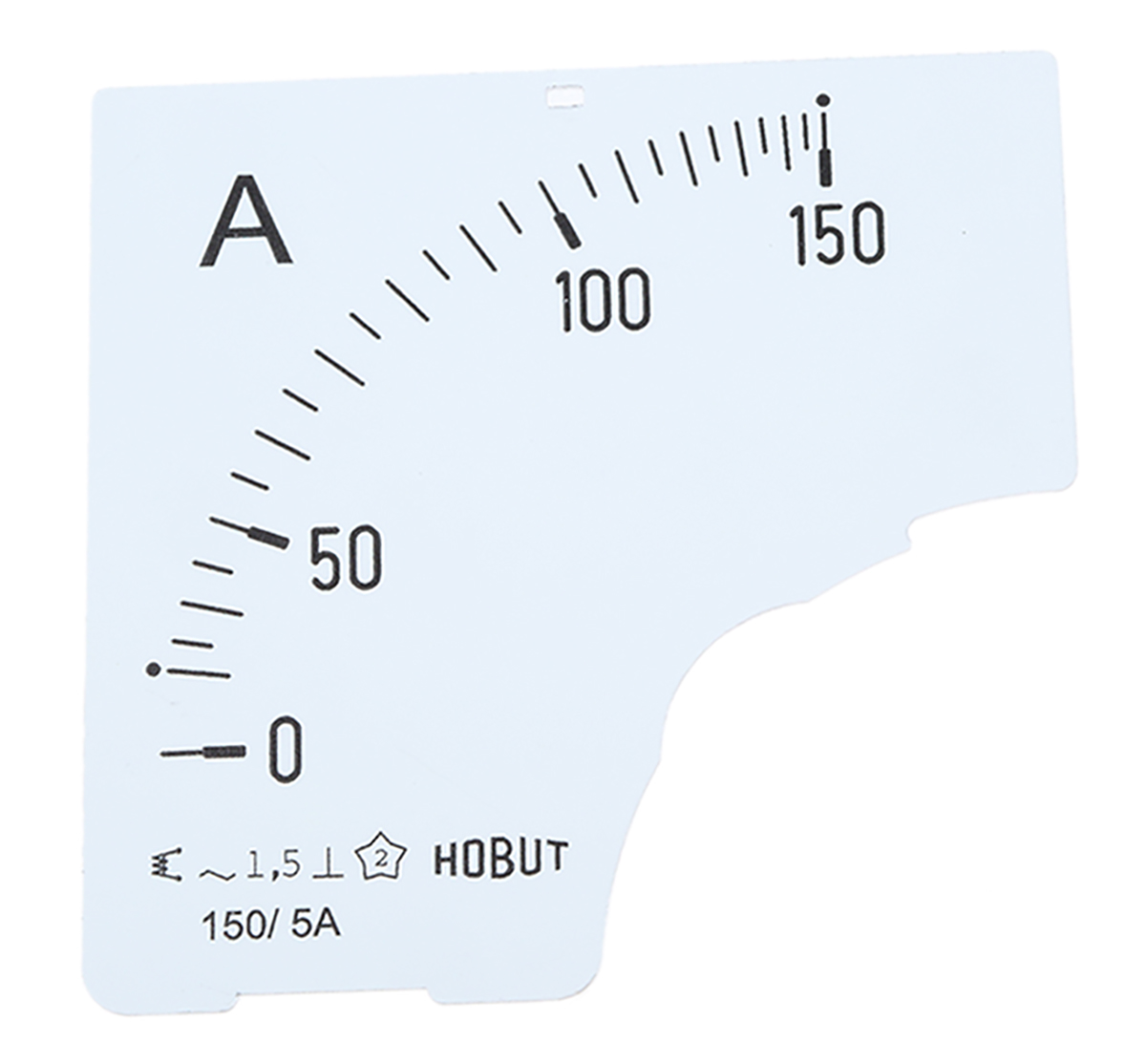 HOBUT 0/150A Meter Scale for 150/5A CT