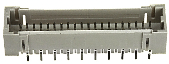 TE Connectivity AMP Mini CT Series Straight Through Hole PCB Header, 40 Contact(s), 3 mm Pitch, 2 Row, Shrouded